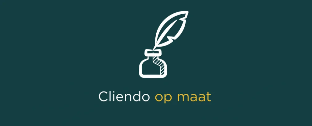 Cliendo op maat, schrijfveer en inkt